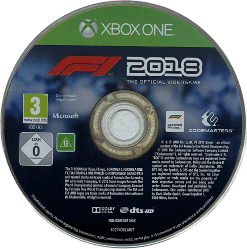 F1 2018 Xbox One