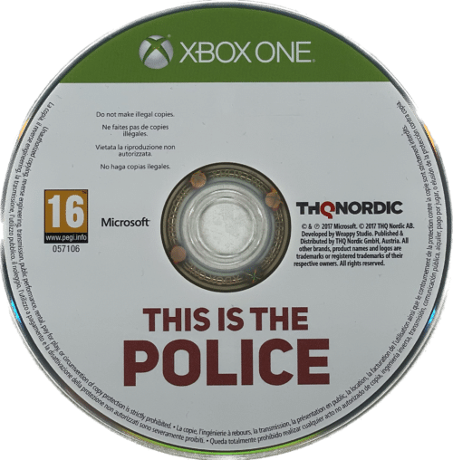 This is the Police Xbox One