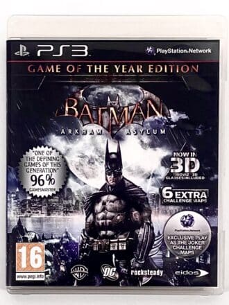 Batman Arkham Asulum Game of the Year Ps3
