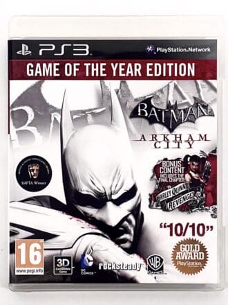 Batman Arkham City Game of the Year Ps3