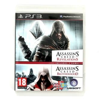 Assassins Creed Brotherhood + Assassins Creed Revelations CIB Ps3