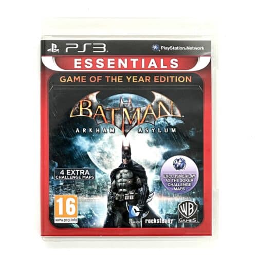 Batman Arkham Asulum Game of the Year CIB Ps3