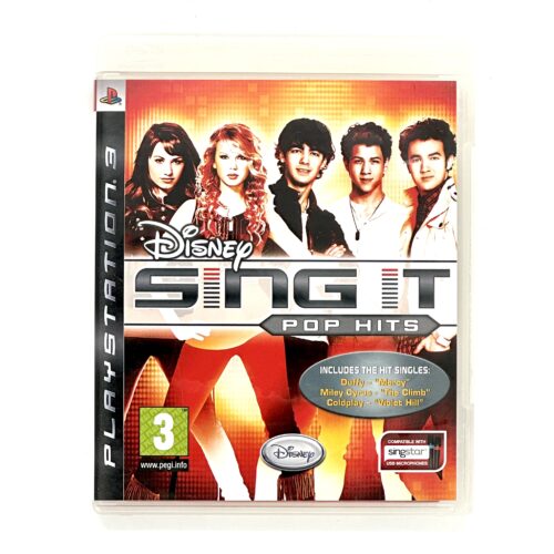 Disney Sing It Pop Hits CIB Ps3