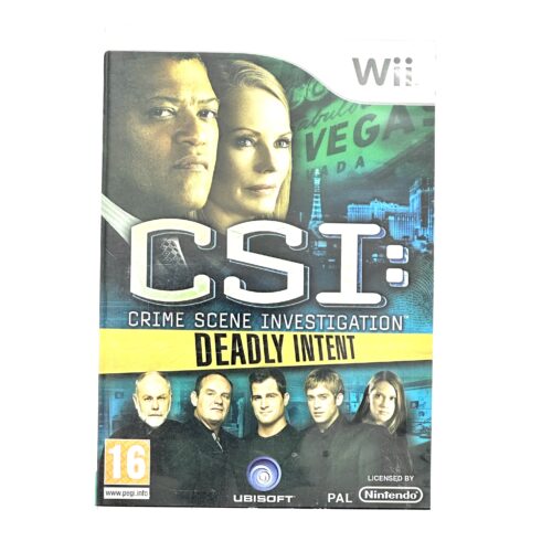 CSI Deadly Intent CIB Wii