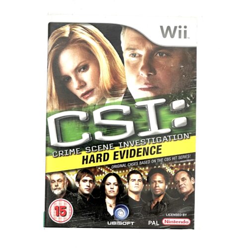 CSI Crime Scene Investigation Hard Evidence Wii