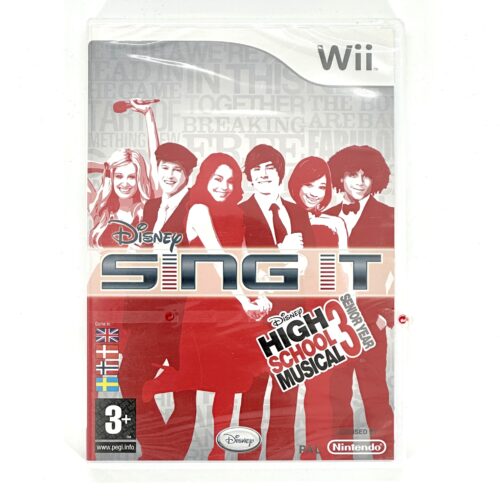 Disney Sing It High School Musical 3 NIB Wii