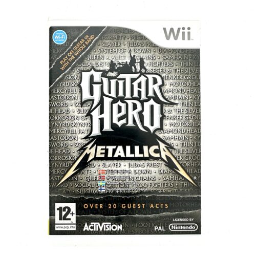 Guitar Hero Metallica CIB Wii