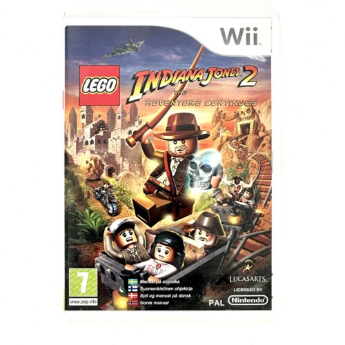 Lego Indiana Jones 2 the Adventure Continues CIB Wii