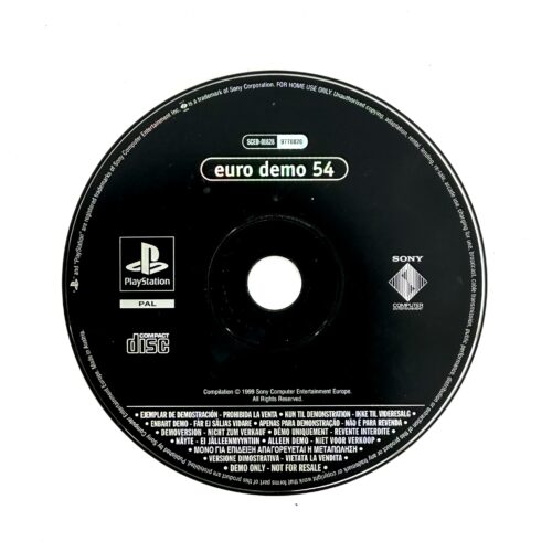 Euro Demo 54 loose Ps1