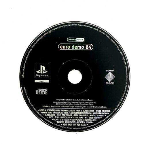 Euro Demo 64 loose Ps1