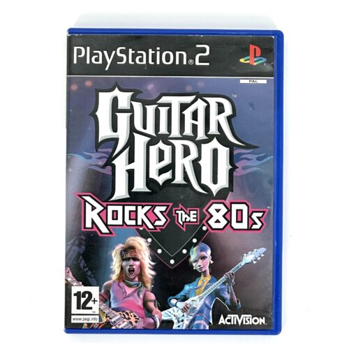 Guitar Hero Rock the 80s CIB Ps2
