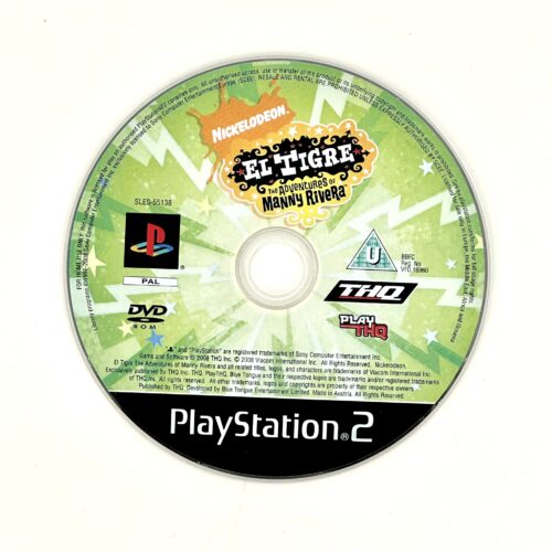 El Tigre the Adventures of Manny Rivera loose Ps2