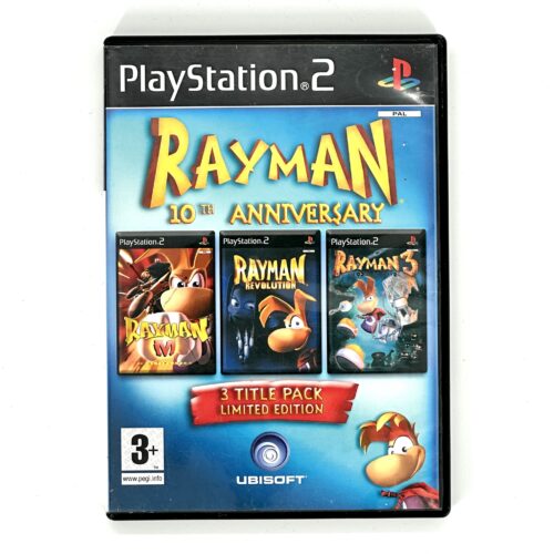 Rayman 10th Anniversary Rayman M & Rayman Revolution & Rayman 3 CIB Ps2