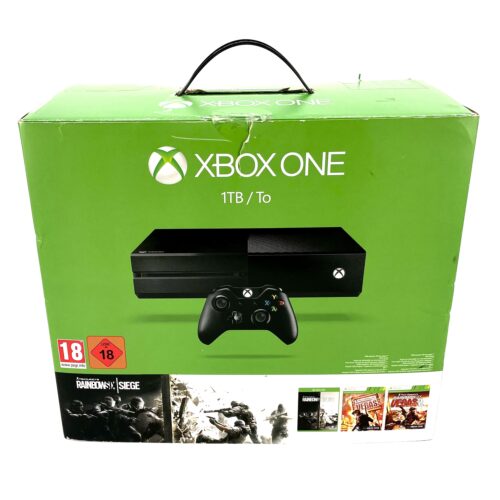 Xbox One 1TB konsolipaketti alkuperäispakkauksessa (Model 1540)