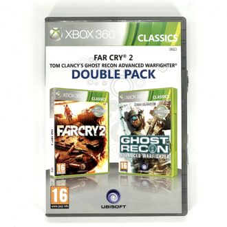 Far Cry 2 & Tom Clancy's Ghost Recon Advanced Warfighter Double Pack CIB Xbox 360