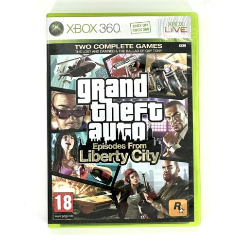 GTA Episodes from Liberty City CIB Xbox 360