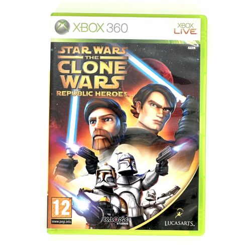 Star Wars the Clone Wars Republic Heroes CIB Xbox 360