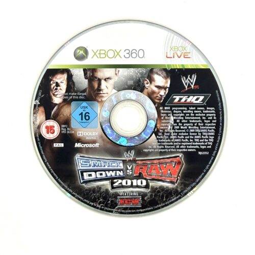 WWE SmackDown vs Raw 2010 loose CIB Xbox 360