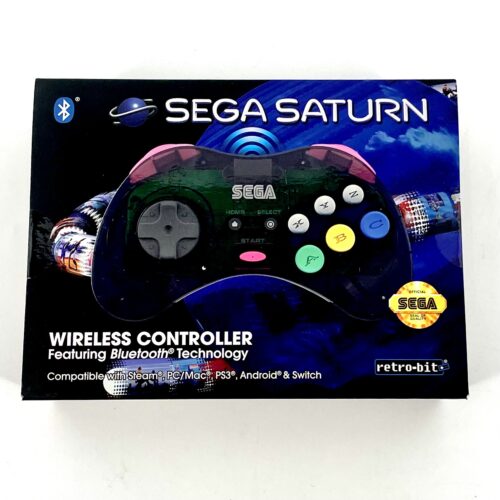 Retro-Bit Sega Saturn Wireless Bluetooth Controller (Switch/PC/Mac/PS3)