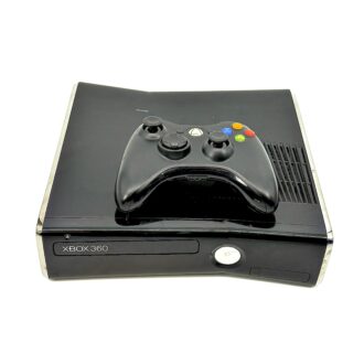 Xbox 360 Slim 250GB konsoli (Model 1439) konsolipaketti