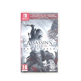 Assassins Creed III Remastered NIB Switch