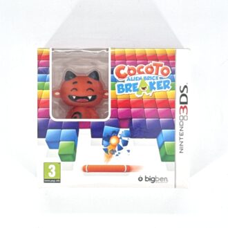 Cocoto Alien Brick Breaker keräilypakkaus NIB Nintendo 3DS