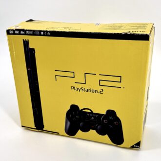 PlayStation 2 Slim konsoli (SCPH-75004) alkuperäispakkauksessa