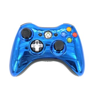 Xbox 360 ohjain Blue Chrome