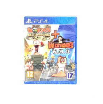 Worms Battlegrounds + Worms W.M.D NIB Ps4