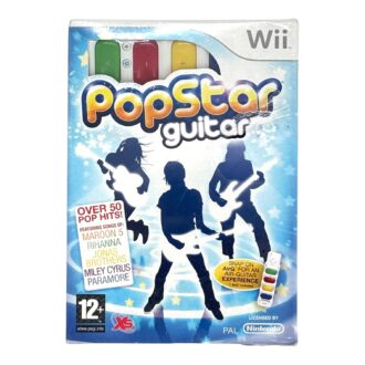 Popstar Guitar Bundle with Air-G NIB Wii