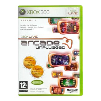 Xbox Live rcade Unplugged Volume 1 CIB Xbox 360